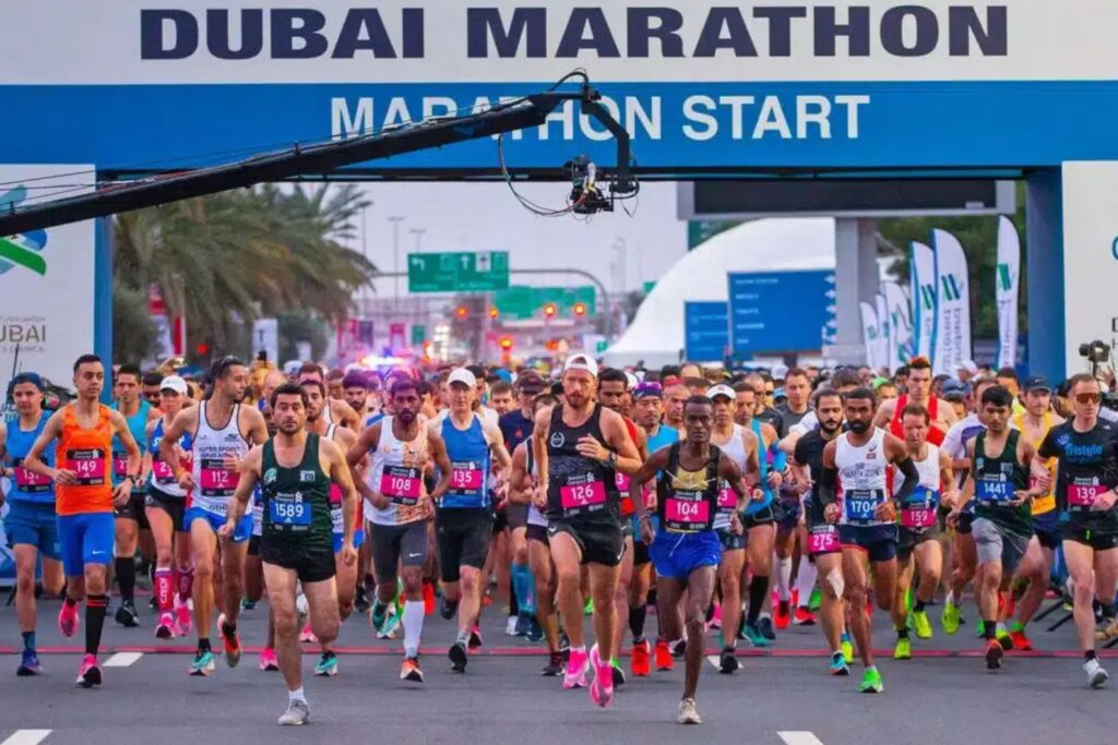 Dubai Marathon 2025 start