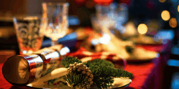迪拜餐厅的圣诞节节日菜单用餐体验
