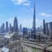 Economic forecast 2026 Dubai showing GDP growth with iconic skyline and investment opportunities