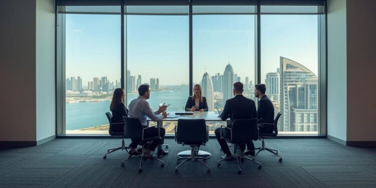 दुबई के क्षितिज के साथ यूएई में निवेश के अवसर चीनी बेल्ट एंड रोड बुनियादी ढांचा परियोजनाओं का प्रतिनिधित्व करते हैं