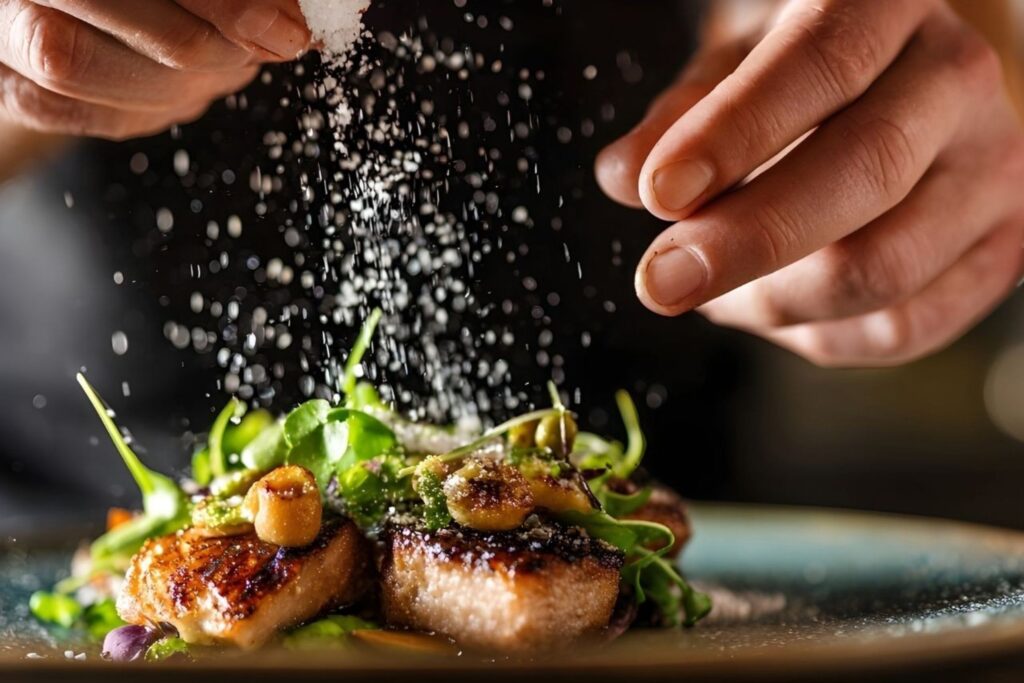Michelin restaurant investment featuring gourmet fine dining food presentation and culinary economics
