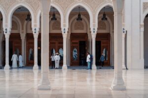 A visitor discovering the stories inside Dubai museums at the Al Fahidi Historical District