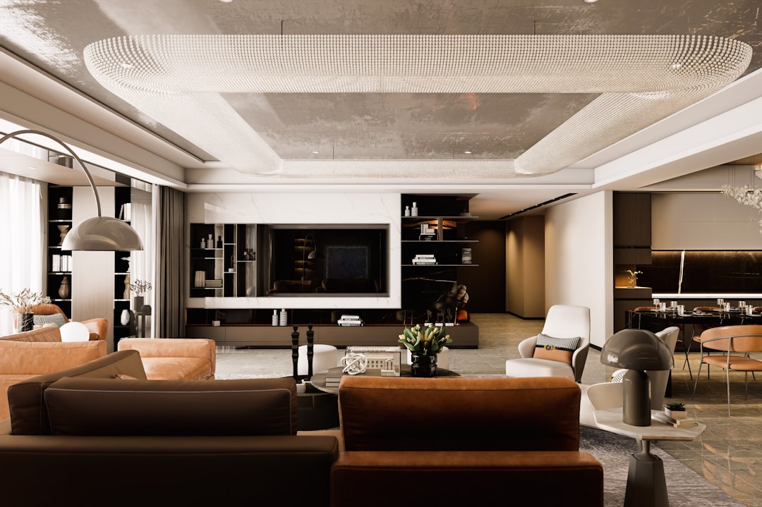 Two investors tour a residential unit as part of a Dubai property viewing in a new development