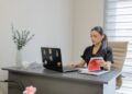 A professional working at a Dubai office, representing the growing Dubai talent scene in technology and finance industries.