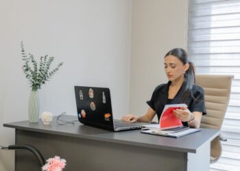 A professional working at a Dubai office, representing the growing Dubai talent scene in technology and finance industries.