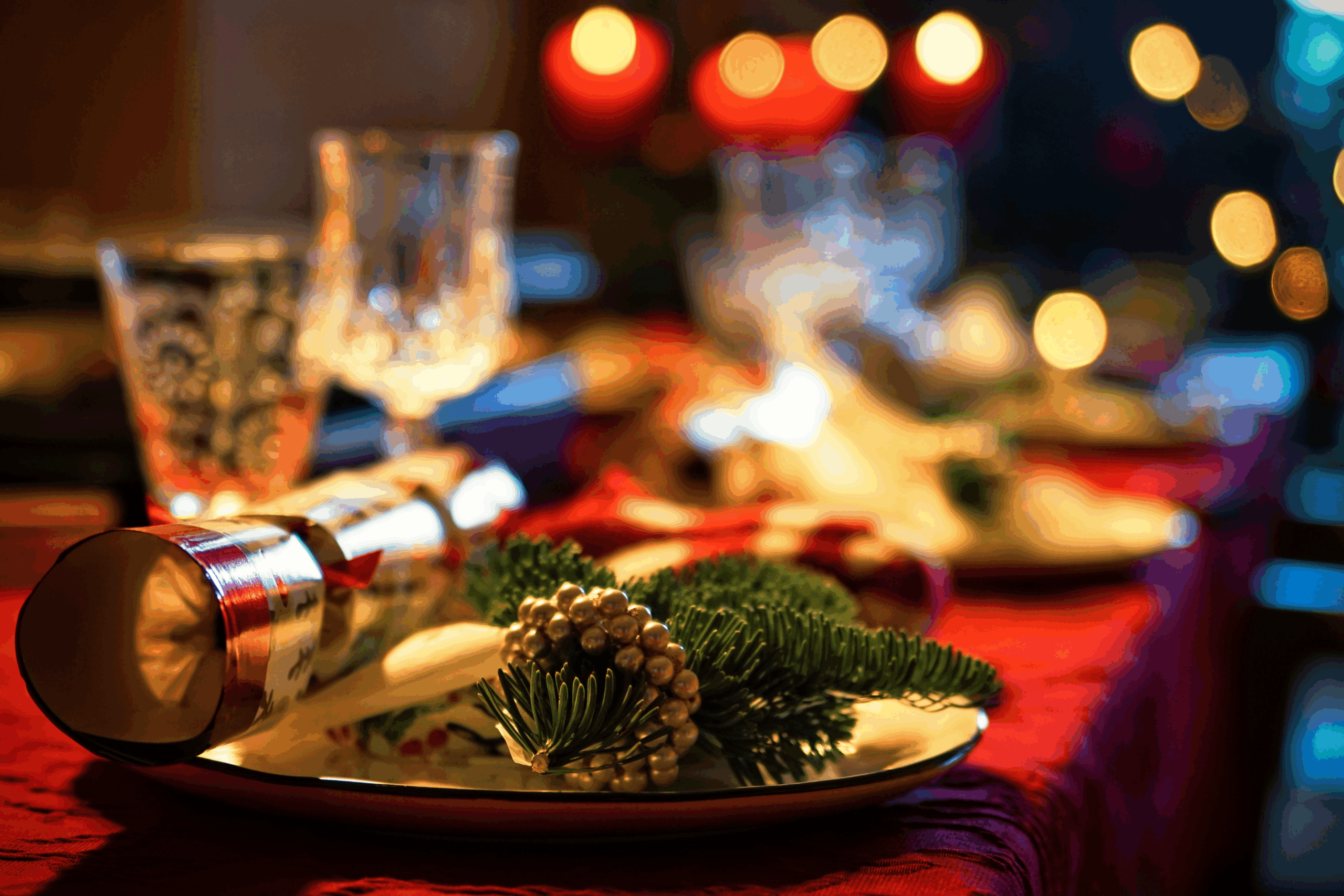 Menús festivos experiencia de cena navideña en restaurante de Dubai